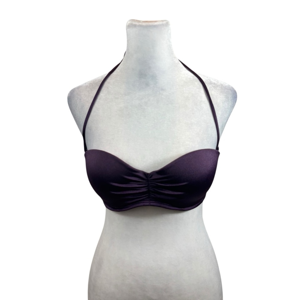 Victoria’s Secret Plum Colored Convertible Bikini Top Size 32D